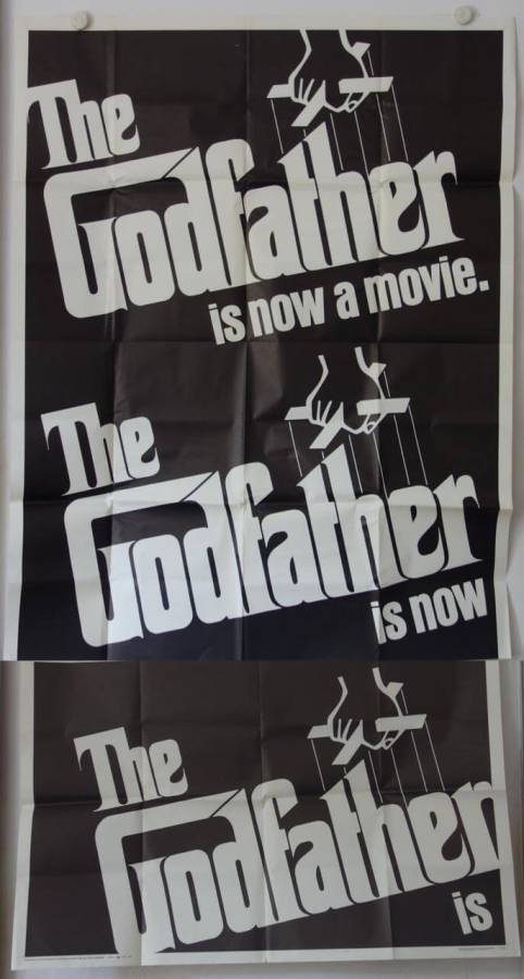 Der Pate originales US Three-Sheet Filmplakat
